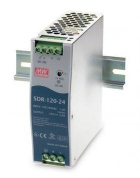 SDR-120-24 блок питания AC-DC на DIN-рейку 146030