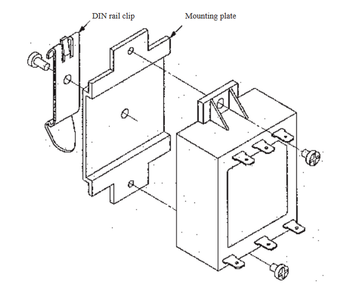 Terminal board set for TMS 25105C 185025